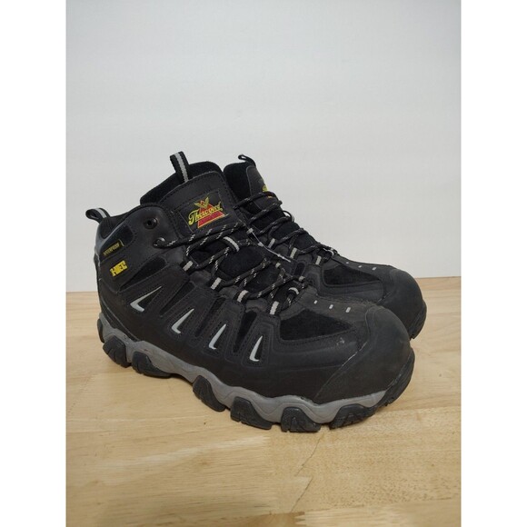 Thorogood Crosstrex 804-6490 IMET Composite safety toe Hiker Boots Black Mens 8W main image 4